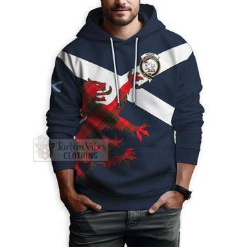 Heron Tartan Lion Rampant Hoodie Proudly Display Your Heritage with Alba Gu Brath and Clan Name - Tartan Vibes Clothing