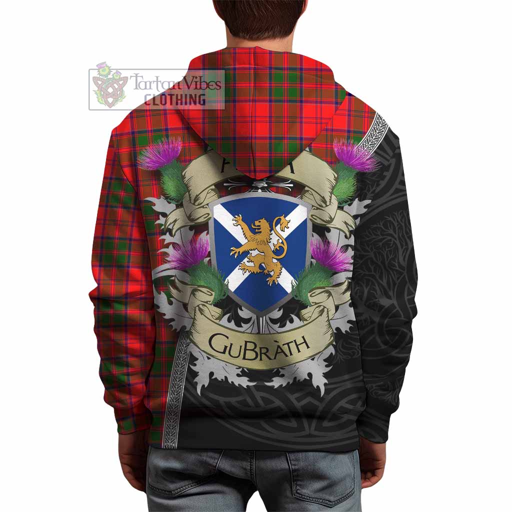 Heron Tartan Family Crest Hoodie Lion Rampant Royal Thistle Shield Celtic Inspired - Tartan Vibes Clothing
