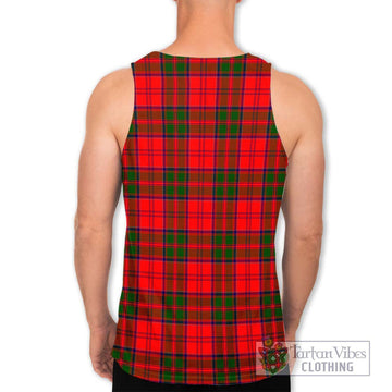 Heron Tartan Men's Tank Top with Family Crest DNA In Me Style - Tartan Vibes Clothing