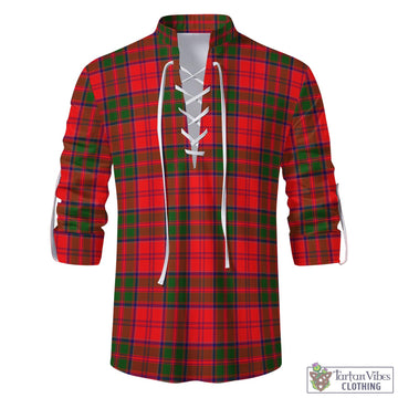 Heron Tartan Men's Scottish Traditional Jacobite Ghillie Kilt Shirt - Tartan Vibes Clothing