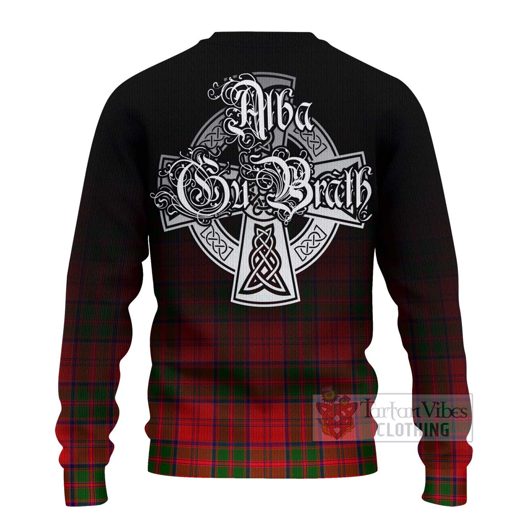 Heron Tartan Ugly Sweater Featuring Alba Gu Brath Family Crest Celtic Inspired - Tartan Vibes Clothing
