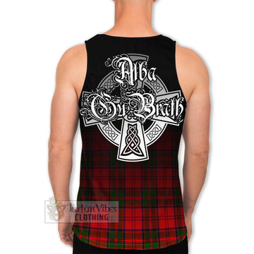 Heron Tartan Men's Tank Top Featuring Alba Gu Brath Family Crest Celtic Inspired - Tartan Vibes Clothing