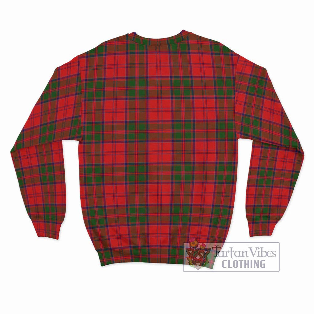 Heron Tartan Sweatshirt with Family Crest DNA In Me Style - Tartan Vibes Clothing