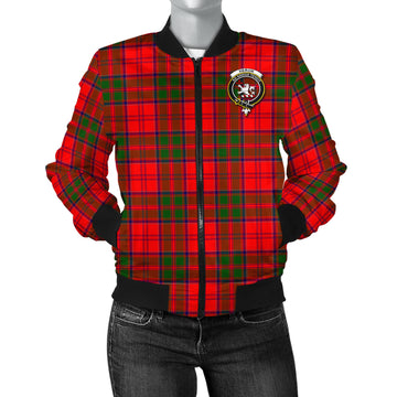 Heron Tartan Bomber Jacket with Family Crest - Tartan Vibes Clothing