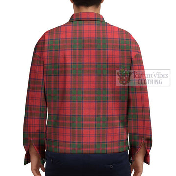 Heron Tartan Unisex Lapel Cotton Jacket - Tartan Vibes Clothing