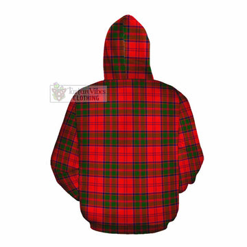 Heron Tartan Cotton Hoodie with Family Crest DNA In Me Style Pullover Hoodie - Tartan Vibes Clothing