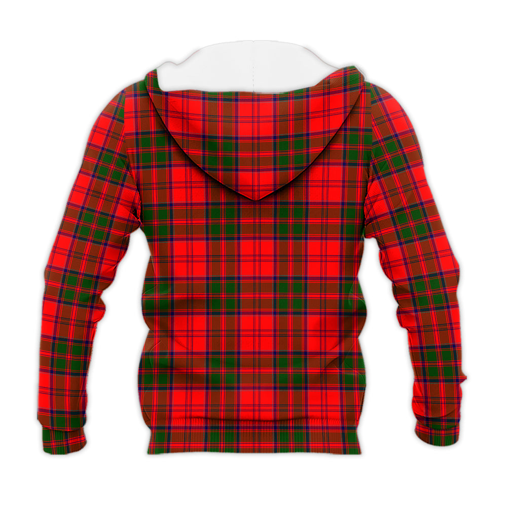 Heron Tartan Knitted Hoodie - Tartan Vibes Clothing