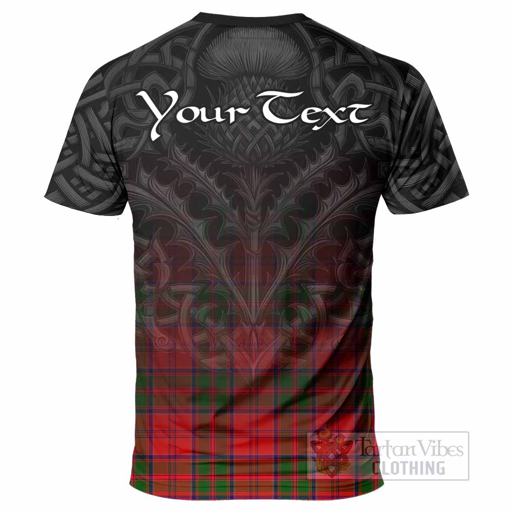 Heron Tartan T-Shirt with Family Crest Celtic Thistle Vibes - Tartan Vibes Clothing