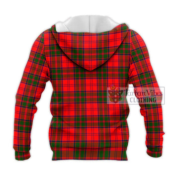 Heron Tartan Knitted Hoodie with Family Crest DNA In Me Style - Tartan Vibes Clothing
