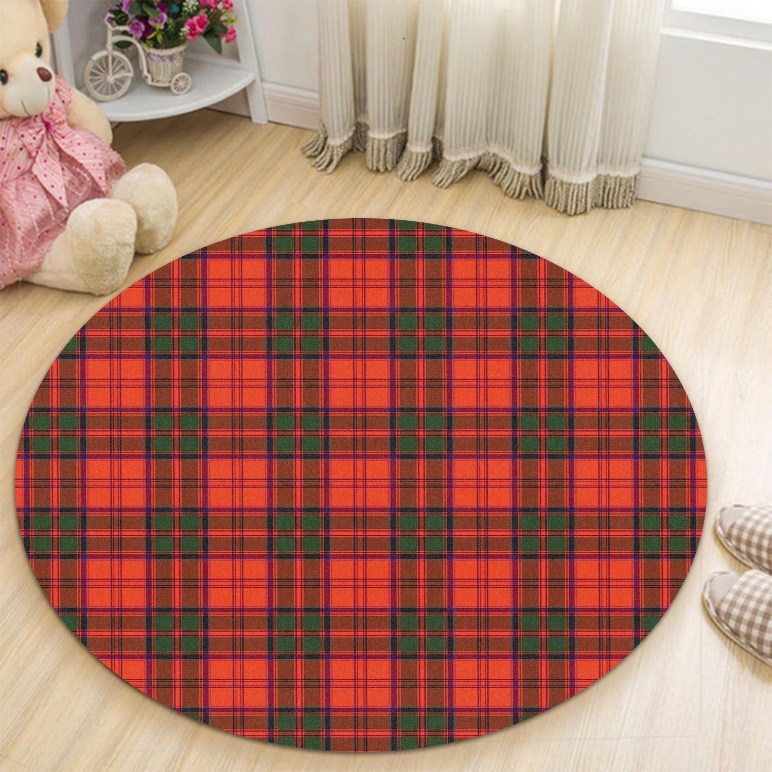 Heron Tartan Round Rug - Tartan Vibes Clothing