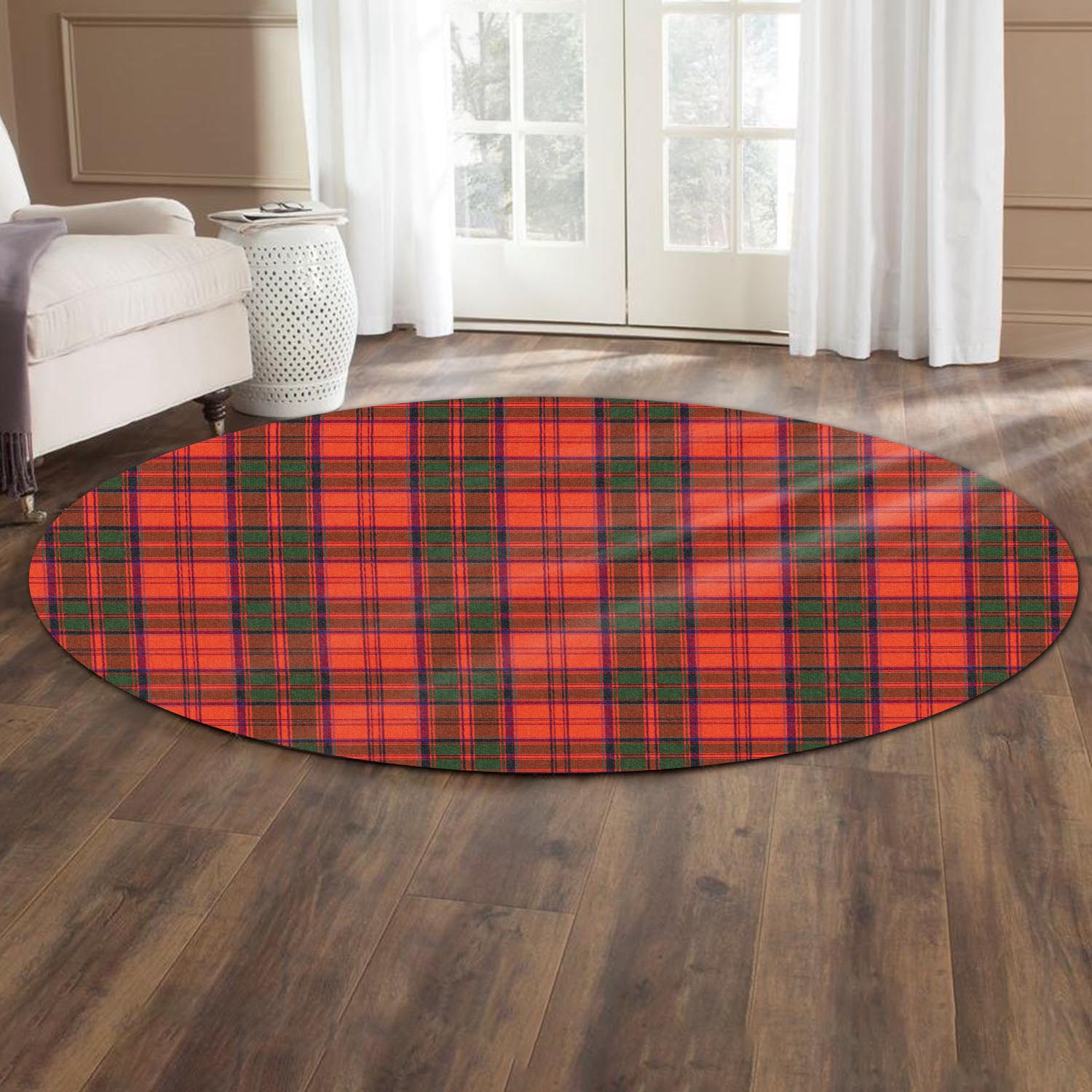 Heron Tartan Round Rug - Tartan Vibes Clothing