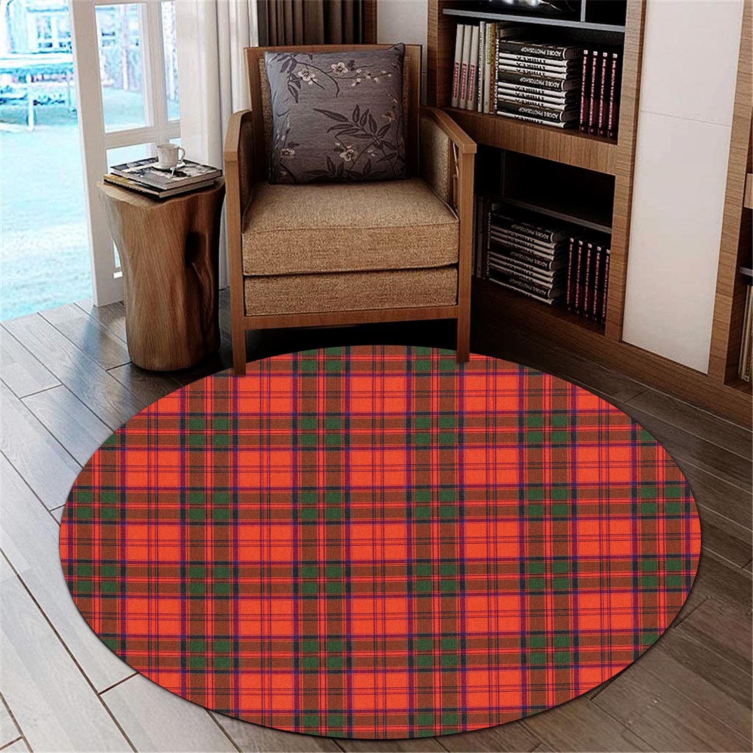 Heron Tartan Round Rug - Tartan Vibes Clothing