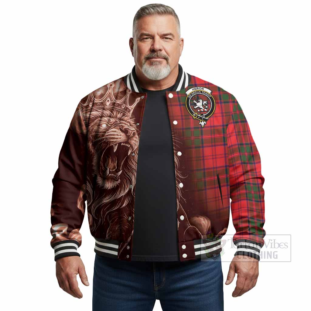Heron Tartan Baseball Jacket Roaring Lion Heritage