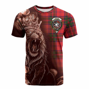 Heron Tartan Cotton T-shirt Roaring Lion Heritage