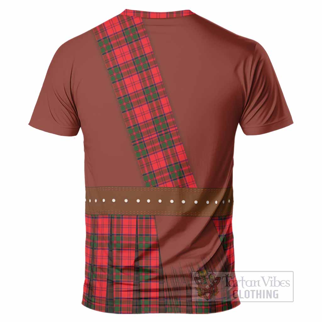 Heron Tartan Crest T-Shirt Kilt Costume Style
