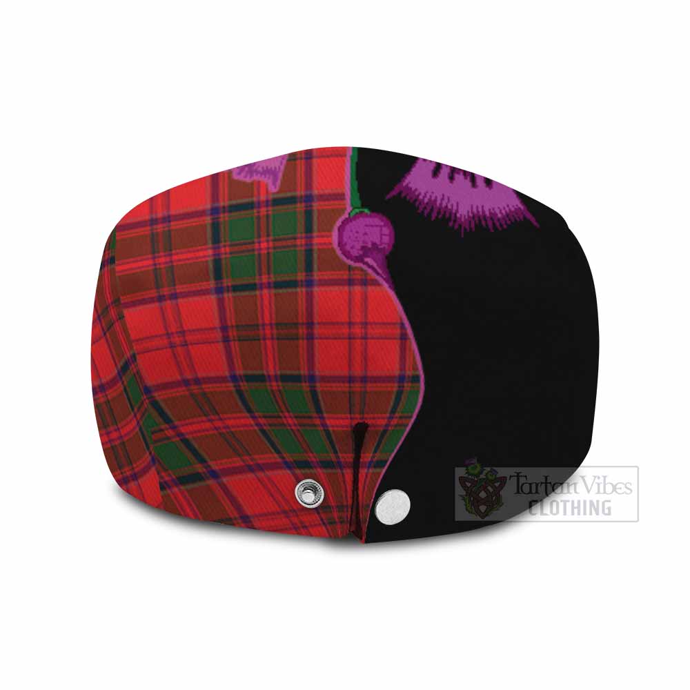 Heron Tartan Flat Cap, Jeff Cap Traditional Scottish Thistle