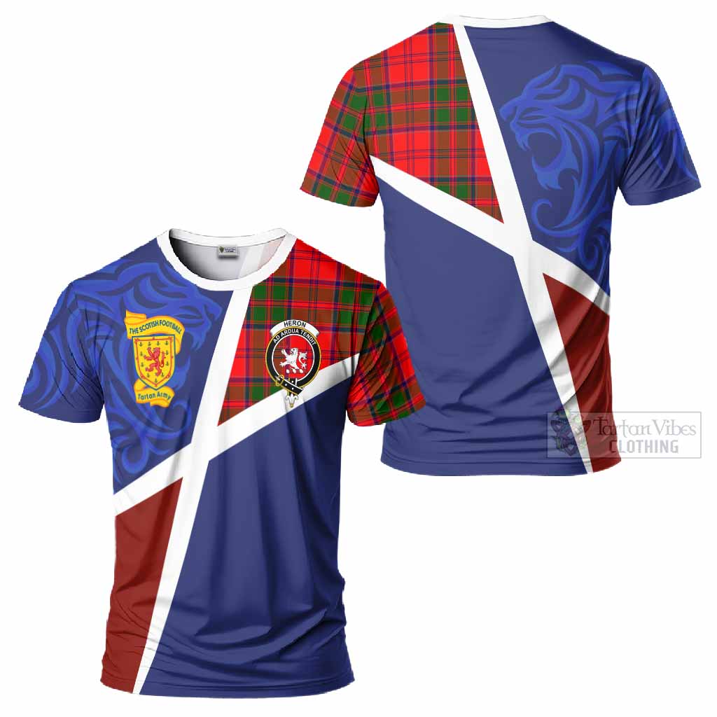 Heron The Scottish Football Crest T-Shirt Lion-Tartan Army