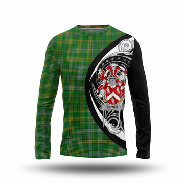 Tartan Vibes Clothing Hewitt Irish Clan Long Sleeve T-Shirt Celtic Circle Style