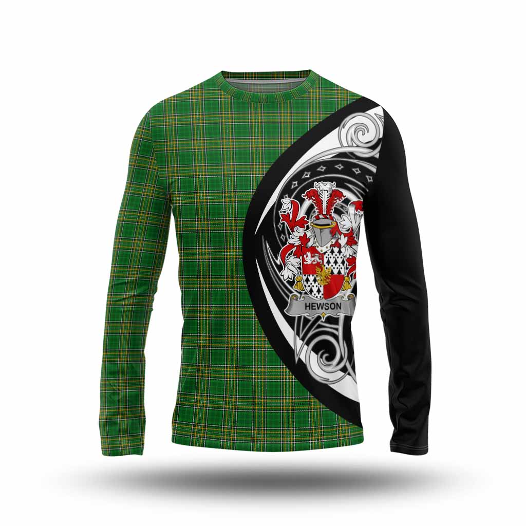 Hewson Irish Clan Long Sleeve T-Shirt Celtic Circle Style Unisex - Tartan Vibes Clothing