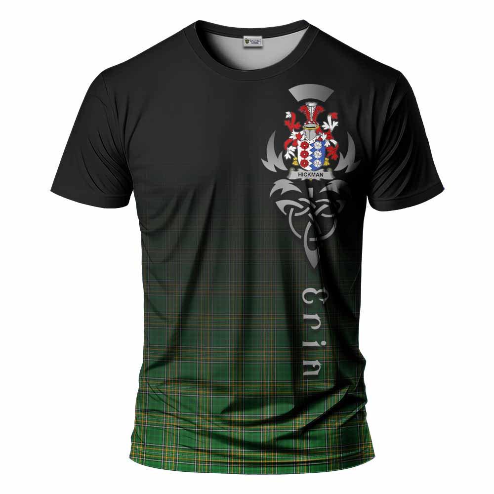Hickman Irish Clan T-Shirt with Coat of Arms Erin Go Bragh Celtic Inspired Kid's Shirt - Tartan Vibes Clothing
