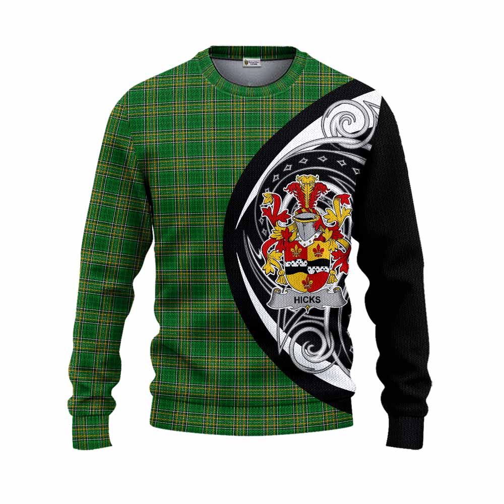 Tartan Vibes Clothing Hicks Irish Clan Knitted Sweater Celtic Circle Style
