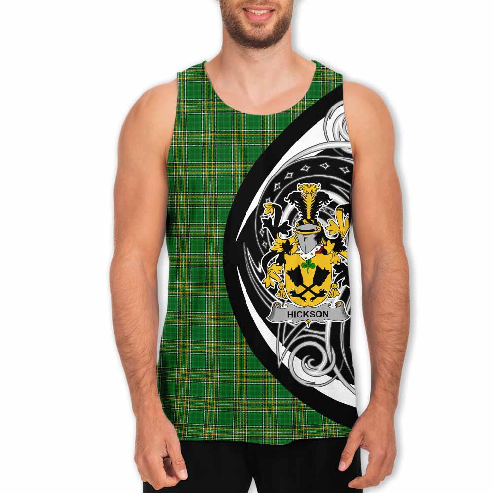 Tartan Vibes Clothing Hickson Irish Clan Men's Tank Top Celtic Circle Style