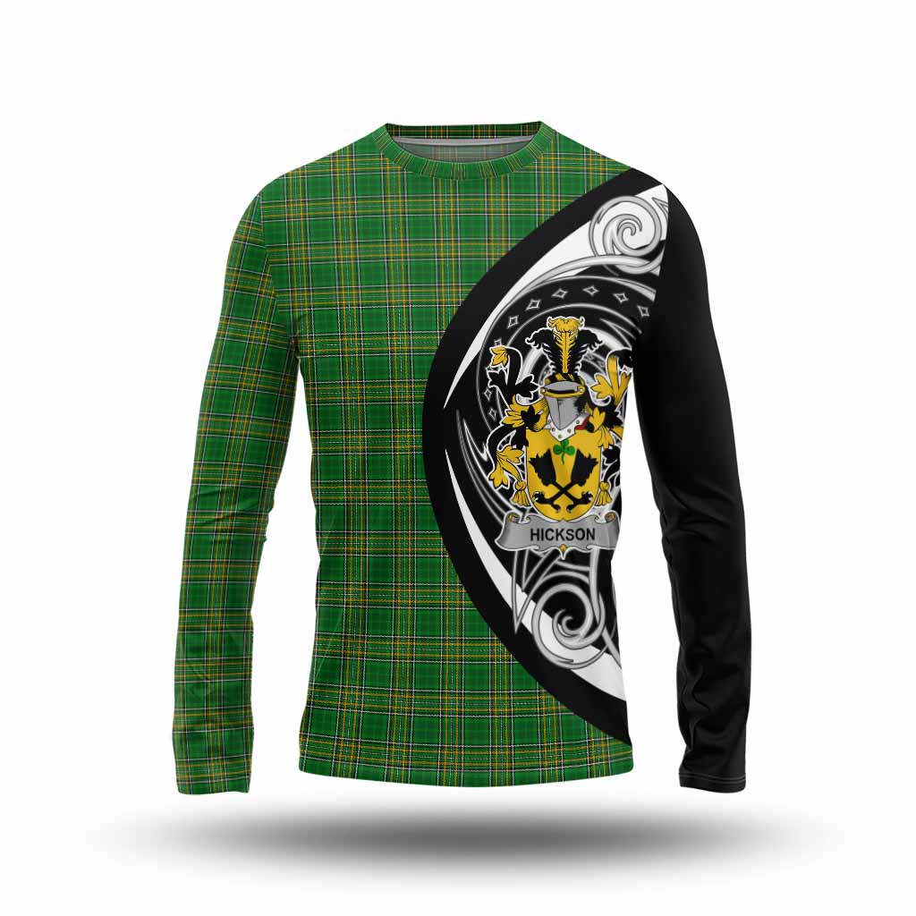 Hickson Irish Clan Long Sleeve T-Shirt Celtic Circle Style Unisex - Tartan Vibes Clothing