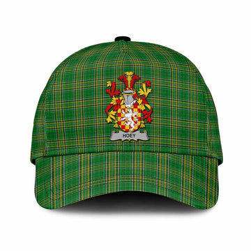 Hoey Irish Clan Tartan Classic Cap with Coat of Arms