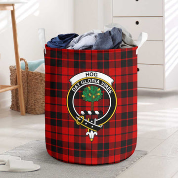 Hog Tartan Laundry Basket with Family Crest One Size - Tartan Vibes Clothing