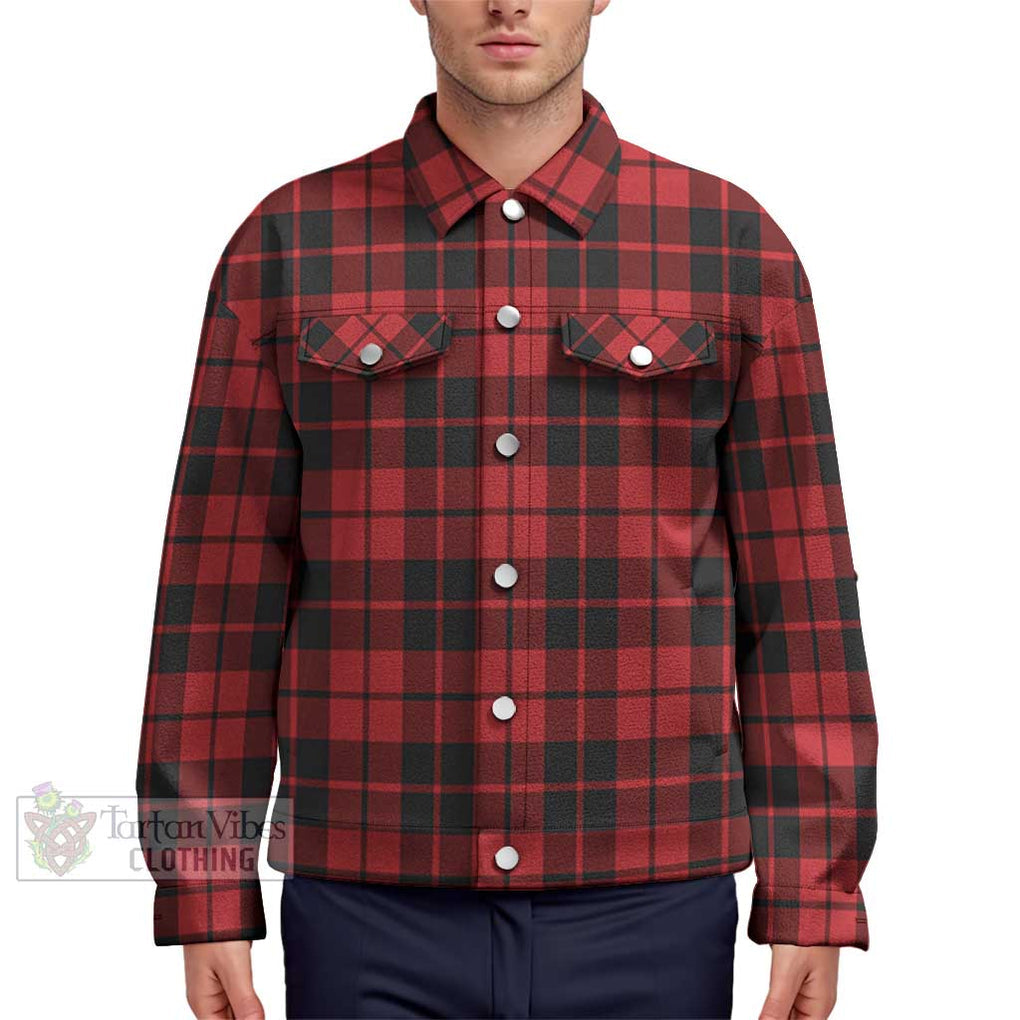Hog Tartan Unisex Lapel Cotton Jacket Unisex - Tartan Vibes Clothing