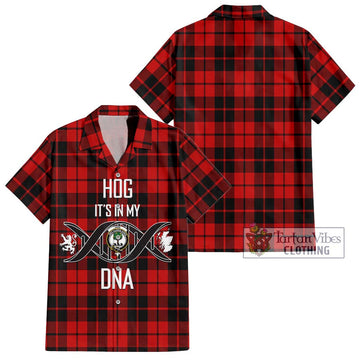 Hog Tartan Hawaiian Shirt with Family Crest DNA In Me Style Kid - Tartan Vibes Clothing