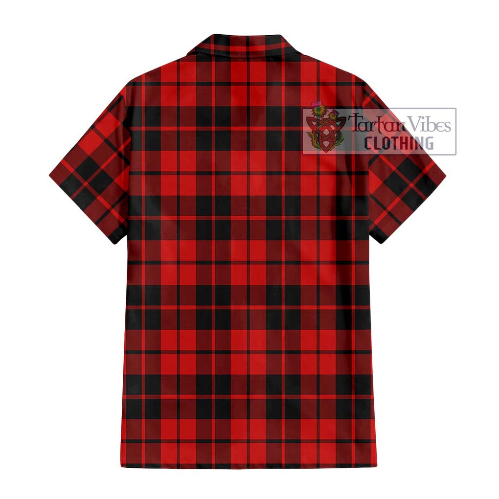 Hog Tartan Hawaiian Shirt with Family Crest DNA In Me Style - Tartan Vibes Clothing