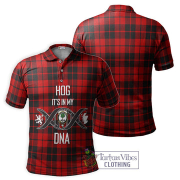 Hog Tartan Polo Shirt with Family Crest DNA In Me Style - Tartan Vibes Clothing