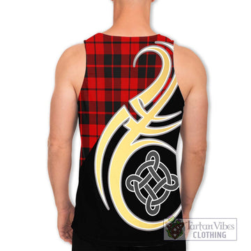 Hog Tartan Men's Tank Top with Family Crest and Celtic Symbol Style - Tartan Vibes Clothing