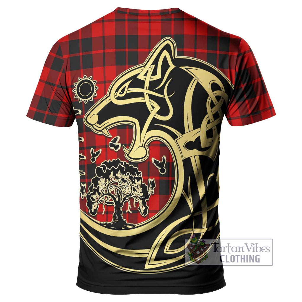 Hog Tartan T-Shirt with Family Crest Celtic Wolf Style - Tartan Vibes Clothing