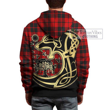 Hog Tartan Hoodie with Family Crest Celtic Wolf Style - Tartan Vibes Clothing