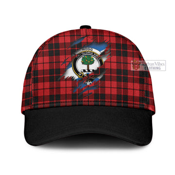 Hogg Tartan Classic Cap with Family Crest In Me Style