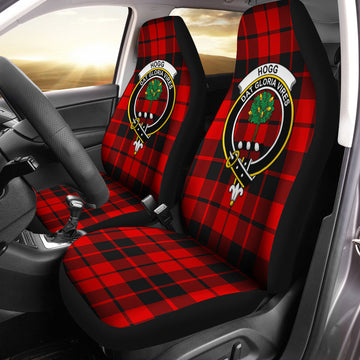 Hogg Tartan Car Seat Cover with Family Crest
