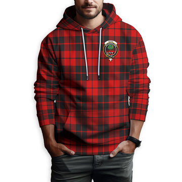 Hogg Tartan Hoodie with Family Crest