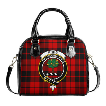 Hogg Tartan Shoulder Handbags with Family Crest