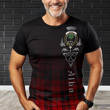 Hogg Tartan T-Shirt Featuring Alba Gu Brath Family Crest Celtic Inspired