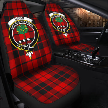 Hogg Tartan Car Seat Cover with Family Crest