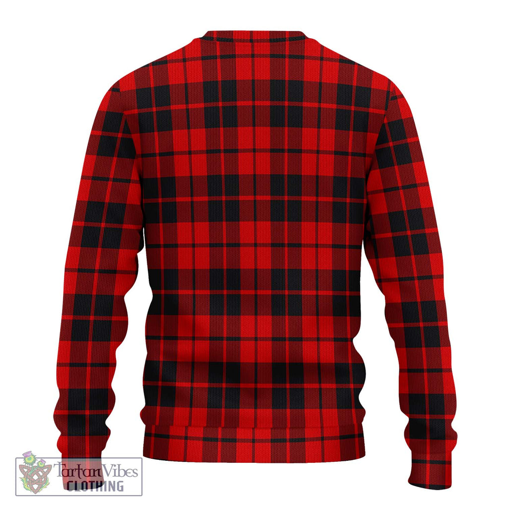 Hogg Tartan Knitted Sweater with Family Crest DNA In Me Style - Tartanvibesclothing Shop