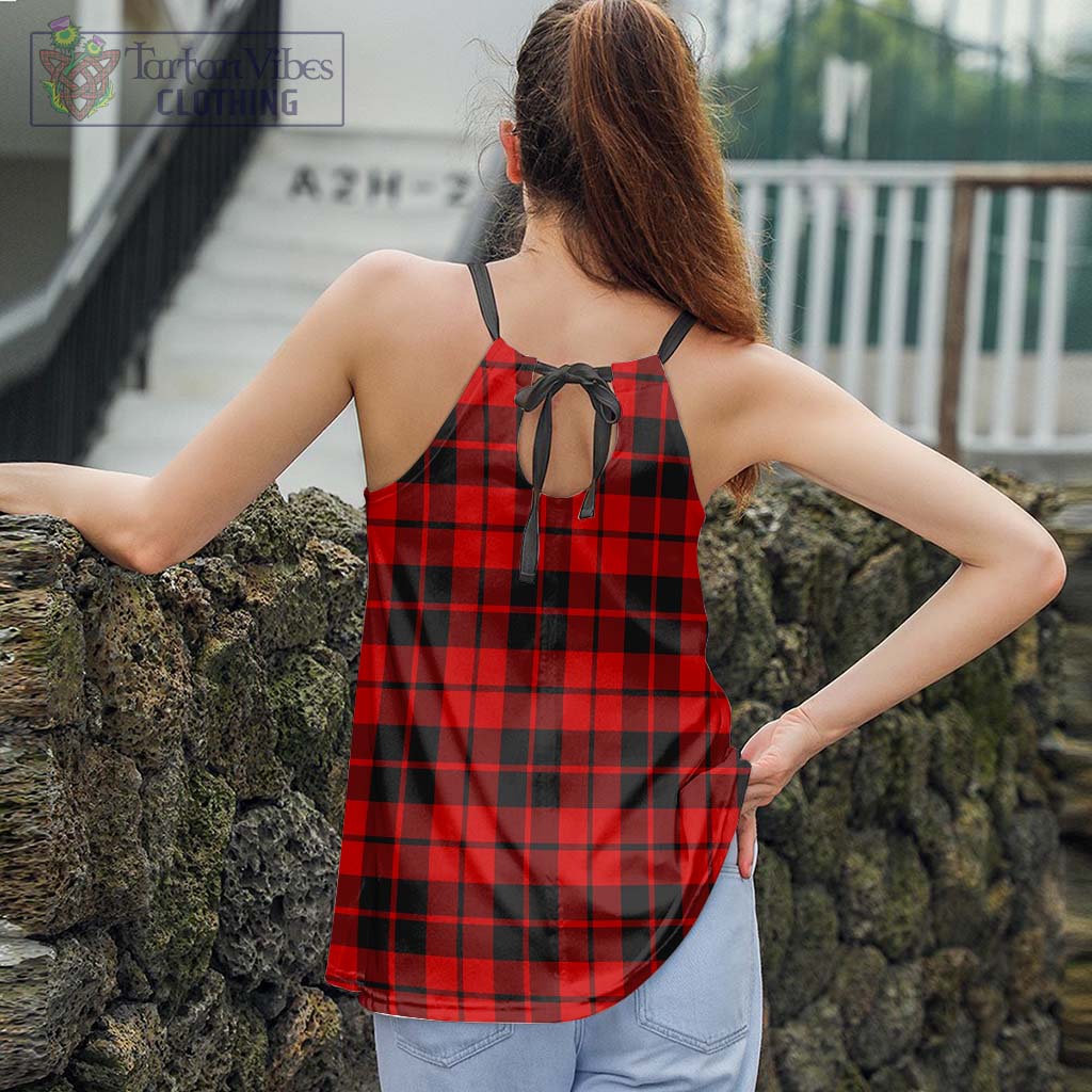 Tartan Vibes Clothing Hogg Tartan Loose Halter Neck Camisole