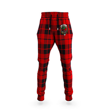 Hogg Tartan Joggers Pants with Family Crest