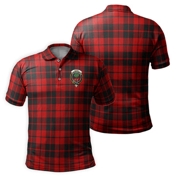 Hogg Tartan Men's Polo Shirt with Family Crest