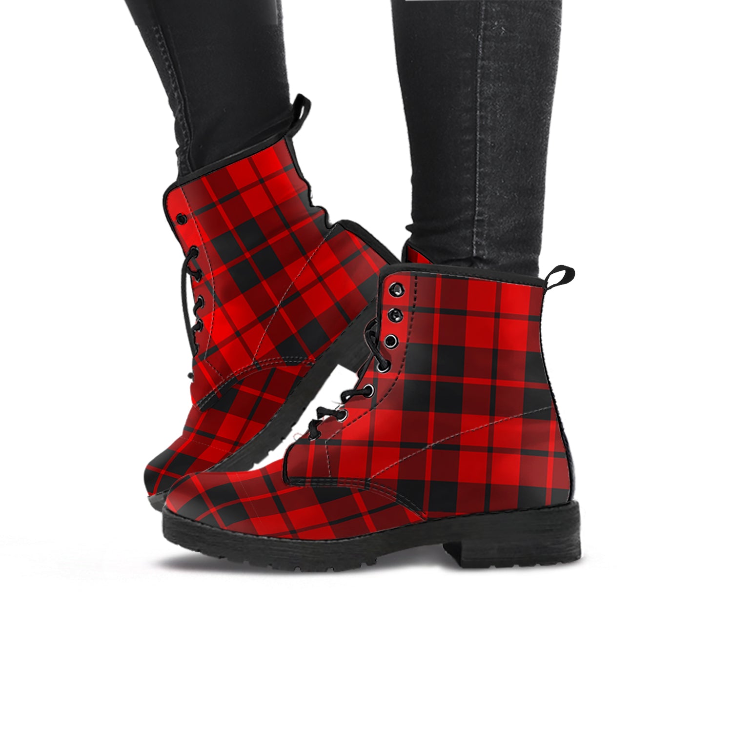 hogg-tartan-leather-boots