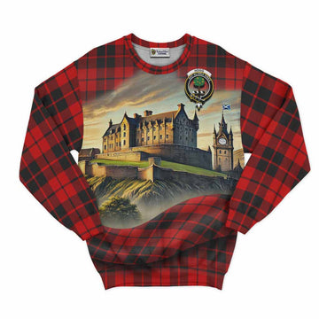 Tartan Vibes Clothing Hogg (Hog) Tartan Family Crest Sweatshirt with Scottish Ancient Castle Style