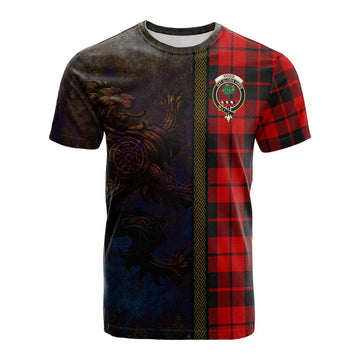 Hogg (Hog) Tartan Family Crest Cotton T-shirt Alba Gu Brath Be Brave Lion Ancient Style