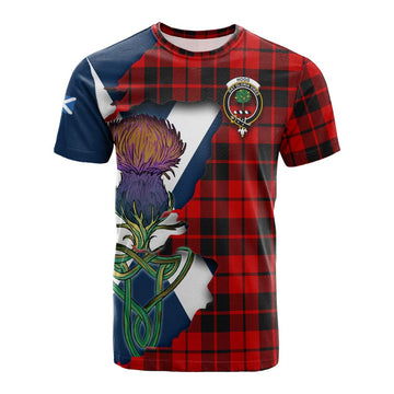 Hogg (Hog) Tartan Family Crest Cotton T-shirt Scottish Thistle Celtic Inspired